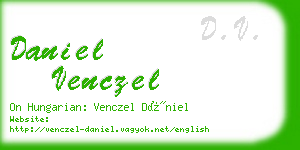daniel venczel business card